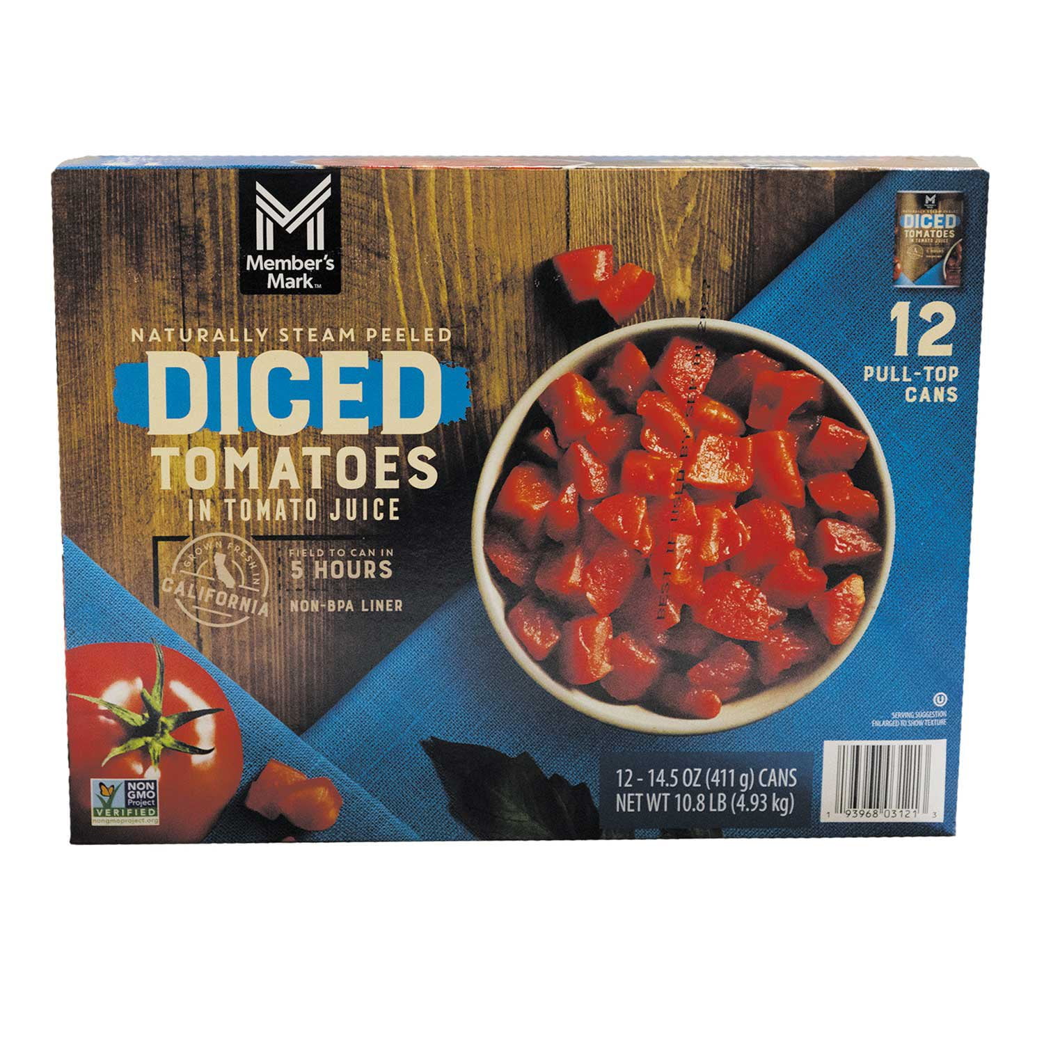 Member's Mark Diced Tomatoes in Tomato Juice, 14.5 oz., 12 pk