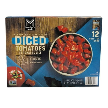 Member's Mark Diced Tomatoes in Tomato Juice, 14.5 oz., 12 pk.