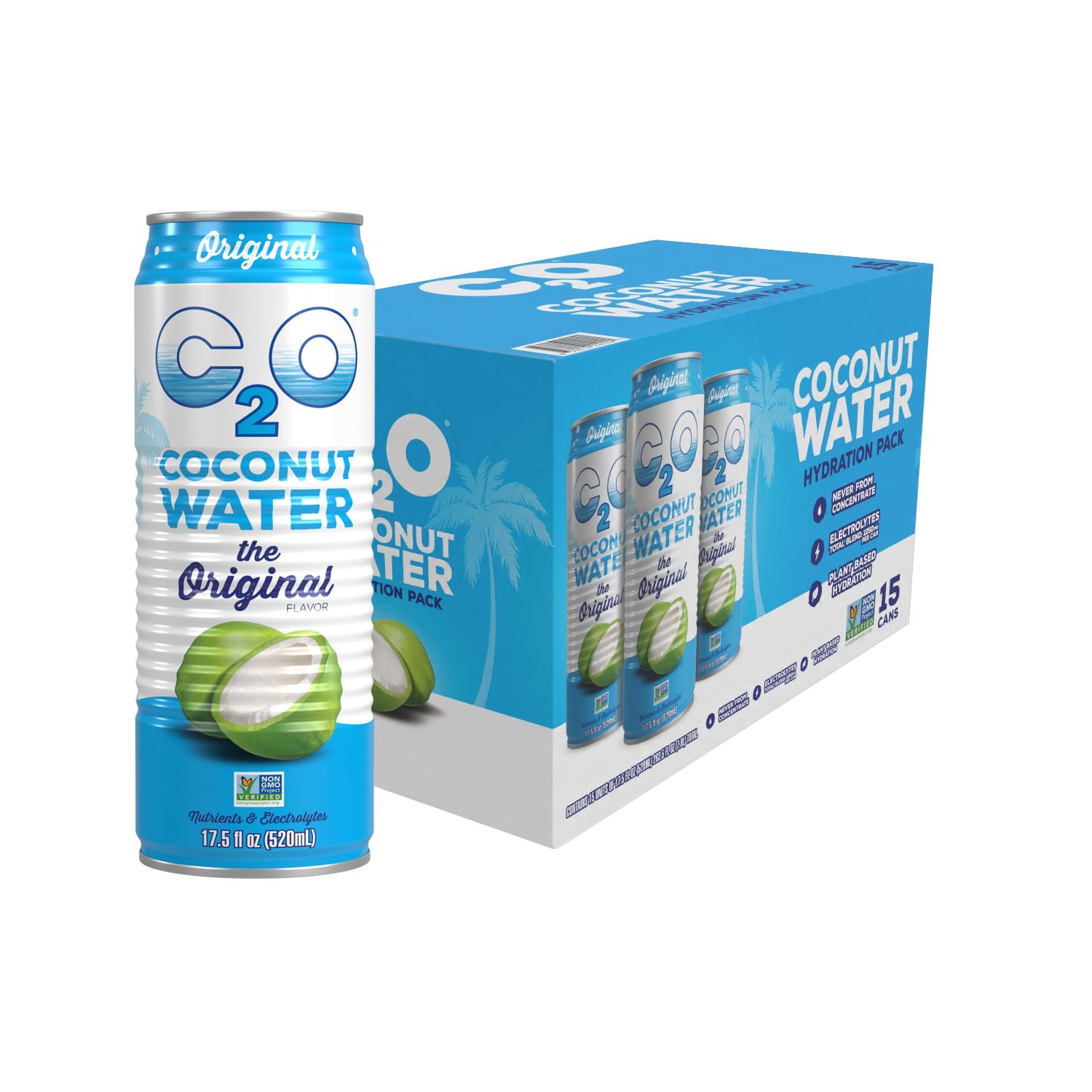C2O Coconut Water, 17.5 fl. oz., 15 pk. - Samsclub.com