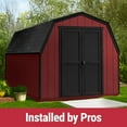 thumbnail image 2 of Handy Home Products Barn 8' x 12' Outdoor Wooden Shed, Choose Installation, 2 of 14