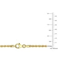 thumbnail image 3 of Solid Rope Chain Necklace in14K Gold, 3 of 8