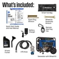 thumbnail image 6 of 12500/9500–Watt Westinghouse Dual Fuel Portable Generator + Remote Electric Start, 6 of 13