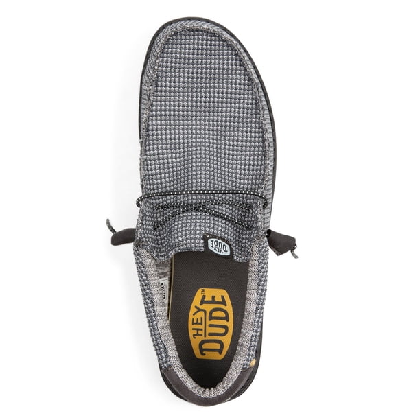 HEYDUDE Wally Slate Houndstooth Casual Slip On Shoes Men’s Size 8 NWOB Hey Dude Men main image 3