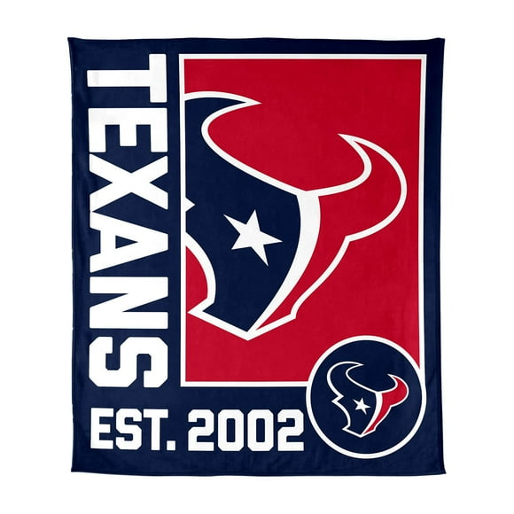 Logo Brands Houston Texans 60"x70" Super Plush Blanket