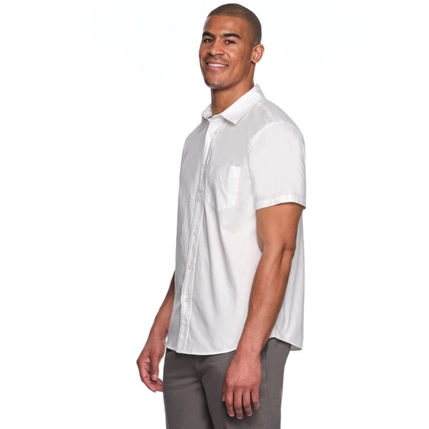 Lands' End Linen Button Up - White M:- White, M Lands' End Linen Button Up - White M:- White, M
