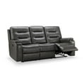 thumbnail image 11 of Waylen Top-Grain 3-Piece Leather Reclining Set, 11 of 19