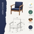 thumbnail image 5 of Amazonia Valencia Eucalyptus Deep Seating Set, 4pc, 5 of 9