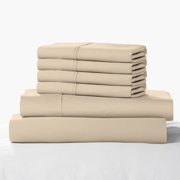 Color Sense 1200-Thread-Count Cotton Blend Sheet Set, Assorted Sizes