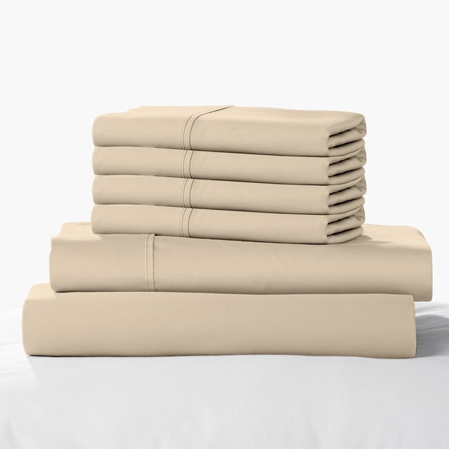 Color Sense 1200-Thread-Count Cotton Blend Sheet Set, Assorted Sizes