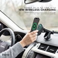 thumbnail image 3 of iHome 15W Magnetic Wireless Charging Car Mount 8pc Kit with Retractable Cable, 3 of 7