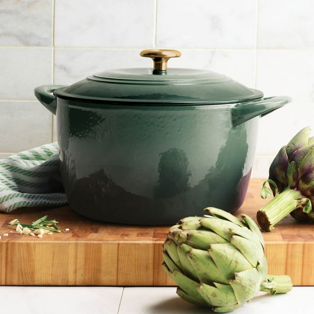 Tramontina Enameled Cast Iron 7-Quart Covered Round Dutch Oven