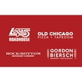 thumbnail image 1 of Old Chicago, Logan's Roadhouse, Rock Bottom, Gordon Biersch $100 Gift Card Multi-Pack, 4 x $25, 1 of 1