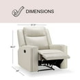 thumbnail image 6 of Rhodes 3-Piece Leather Manual Reclining Set, Assorted Colors, 6 of 23