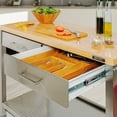 thumbnail image 9 of Seville Classics Home Work Center Island Table, 48" W x 24" D x 36" H, 9 of 19