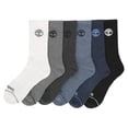 thumbnail image 2 of Timberland 6-Pack Performance Crew Sock Oatmeal Multi Pack, 2 of 4