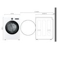 thumbnail image 5 of 7.4 cu.ft. Ultra Large Capacity  Electric Dryer with Sensor Dry, Turbo Steam Technology and Wi-Fi Connectivity, White, 5 of 11