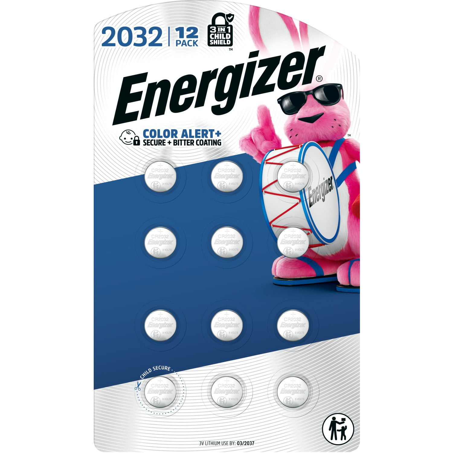 Energizer 2032 3V Lithium Coin Batteries, 12 pk. - Samsclub.com