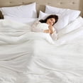 thumbnail image 3 of The Big Cozy Plush Comforter, 106" x 94", 3 of 5