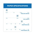 thumbnail image 3 of Hammermill - Premium Multipurpose Paper, 8-1/2 x 11, White - 1 Carton (2,500 sheets), 3 of 8