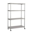 thumbnail image 1 of Member’s Mark Home 4-Tier Steel Shelving with Shelf Liners, 36" W x 14" D x 56.5" H, 1 of 18