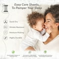 thumbnail image 7 of Ultra Silky Soft 1200TC Wrinkle-Free Cotton Blend Sheet Set, Assorted Colors, 7 of 9