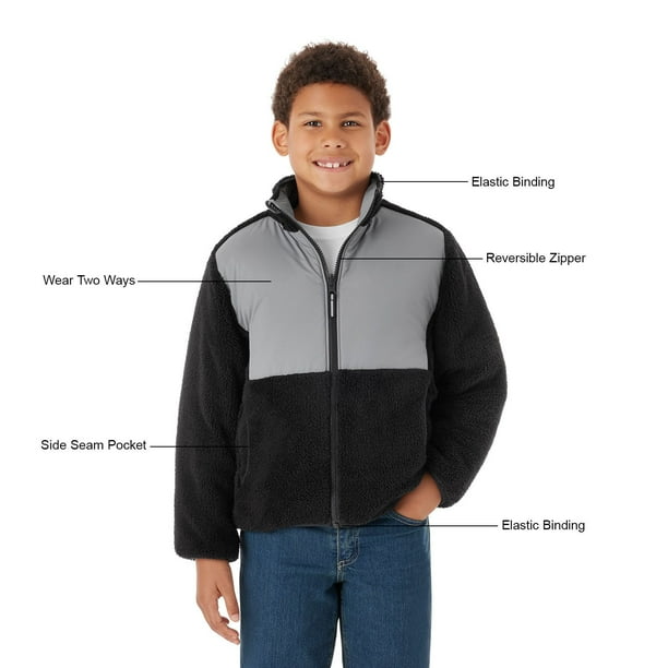 Member's Mark Boys Reversible Fleece Jacket - Samsclub.com