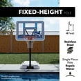 thumbnail image 4 of Lifetime Poolside Impact Portable Basketball System, 44", 4 of 15