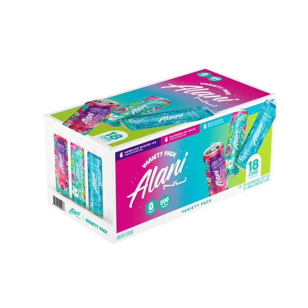 Alani Nu Energy Drink, Summer Variety Pack, 12 fl. oz., 18 pk