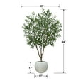 thumbnail image 5 of Artificial 7' Premium Olive Tree in Oversized Pot, 5 of 5