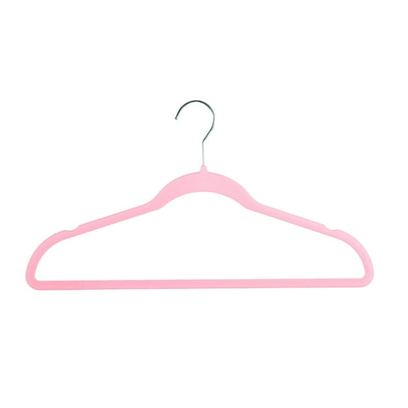 Member's Mark Heavy Duty Adult Velvet Hangers, Assorted Colors - 50 Pack