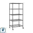 thumbnail image 4 of Seville Classics UltraDurable NSF-Certified Steel Tote Shelving, 25" W x 33" D, 4 of 13