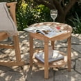 thumbnail image 3 of Cambridge Casual Weston Teak Side Table, 3 of 7