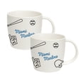 thumbnail image 1 of Logo Brands Miami Marlins 18oz Playmaker Mug Bundle, 1 of 5