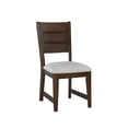 thumbnail image 6 of Bernards Westvale Walnut 4-Piece Dining Set with Curved Bench, 6 of 7