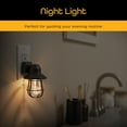 thumbnail image 4 of EcoScapes Vintage Black Cage LED Night Light 2 pk., 4 of 10