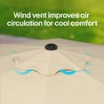 thumbnail image 7 of Above 9' Patio Market Umbrella OneClick Gen2 with Push Button Tilt, 7 of 9
