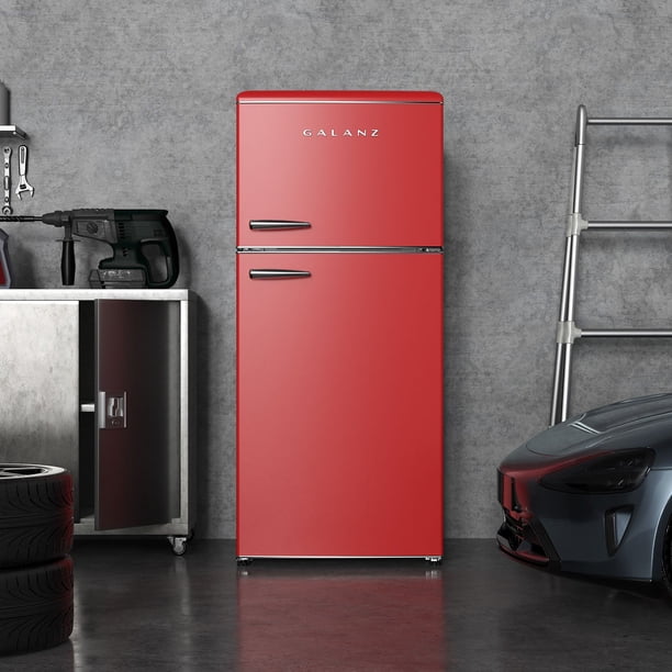 Galanz 18 cu. ft. Retro Refrigerator with Built in Ice Maker