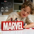 thumbnail image 2 of LEGO Marvel: MARVEL Logo & Minifigures Building Toy, 931 pcs., 2 of 6