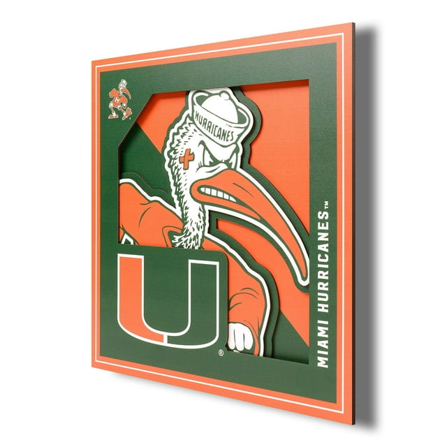 YouTheFan NCAA 3D Logo Series Wall Art - 12x12