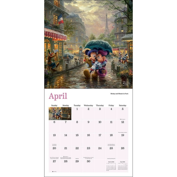 Disney Dreams Collection by Thomas Kinkade Studios: 2025 Wall