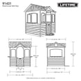 thumbnail image 15 of Lifetime Kid's Playhouse, 15 of 15
