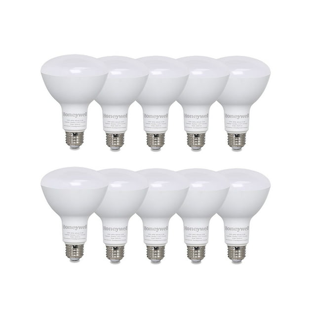 Honeywell 800 Lumens BR30 LED Light, Dimmable 10-Pack