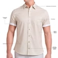 thumbnail image 8 of Nick Graham Men's Performance Short Sleeve Woven Sport Shirt, 8 of 9