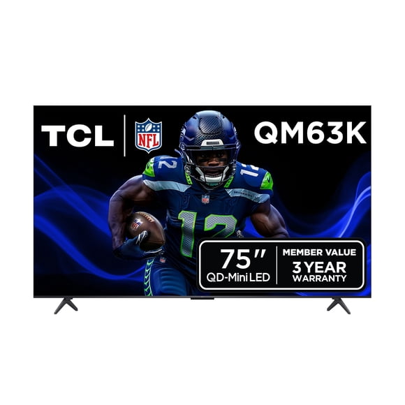 TCL 75" Class QM63K Series QD-Mini LED Smart TV
