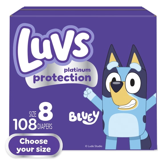 Luvs Pro Level Leak Protection Diapers, Sizes 1-8