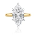 thumbnail image 1 of Lab Created Marquise Cut Solitaire Diamond Ring, 1 of 7
