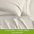 thumbnail image 8 of Purity Home 100% Organic Cotton Brushed Percale Sheet Set, Assorted Sizes, 8 of 9