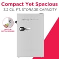 thumbnail image 7 of Frigidaire 3.2 cu. ft. Retro Fridge with Bottle Opener, 7 of 10