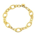 thumbnail image 1 of Interlocked Oval Link Bracelet in 14K Yellow Gold, 1 of 6