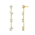 thumbnail image 2 of 1.0 CT.T.W. Diamond Earrings in 14K Gold, 2 of 6